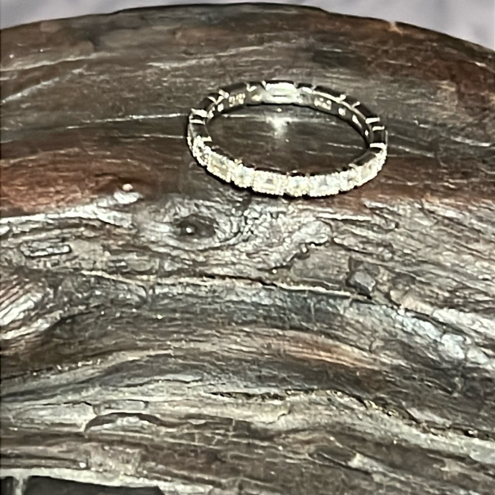 C138 SW 925 CZ Eternity Band sz10